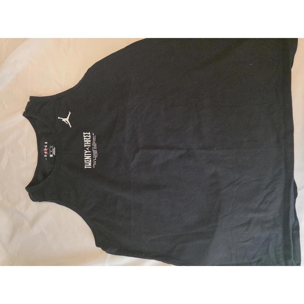 Jordan Twenty-Three Black Sleeveless Tank Top Shirt Large